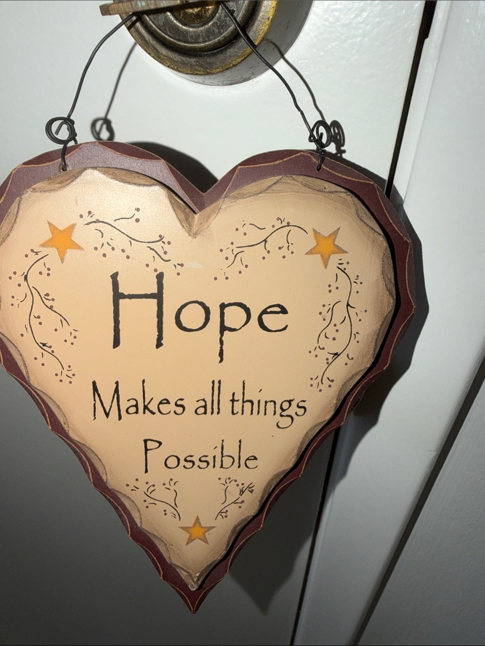 Hope Heart Wall Decor